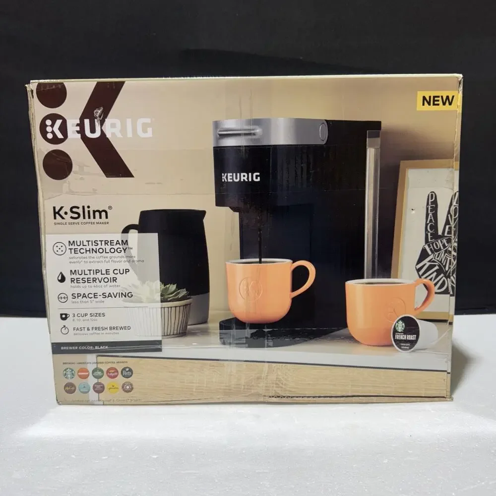 Keurig K-Slim K900 Single-Serve K-Cup Pod Coffee Maker Black